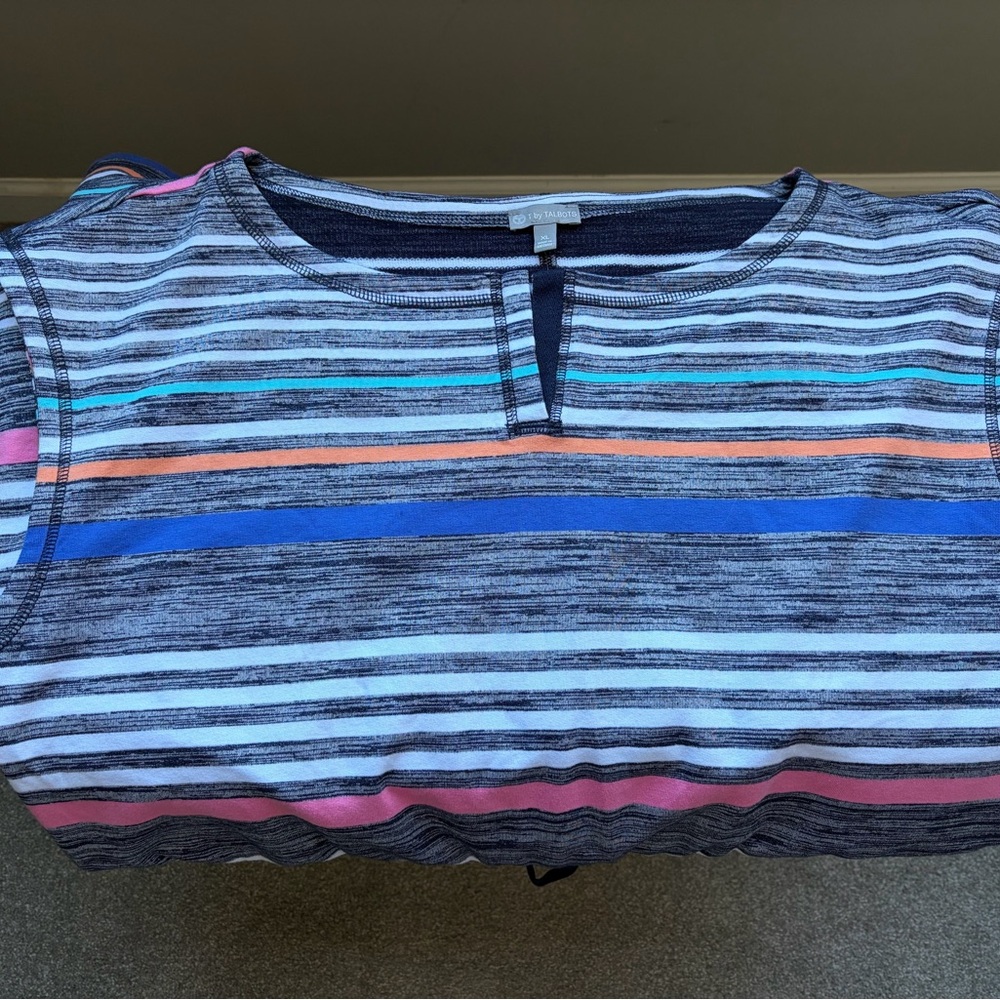 Talbots Multicolor Striped Midi Dress - Picture 4 of 7